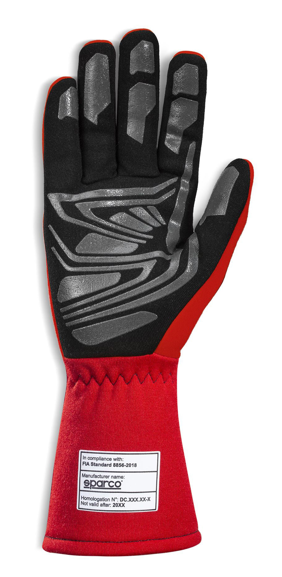 SPARCO 00136213RS LAND + Racing gloves, FIA, red, size Photo-1 