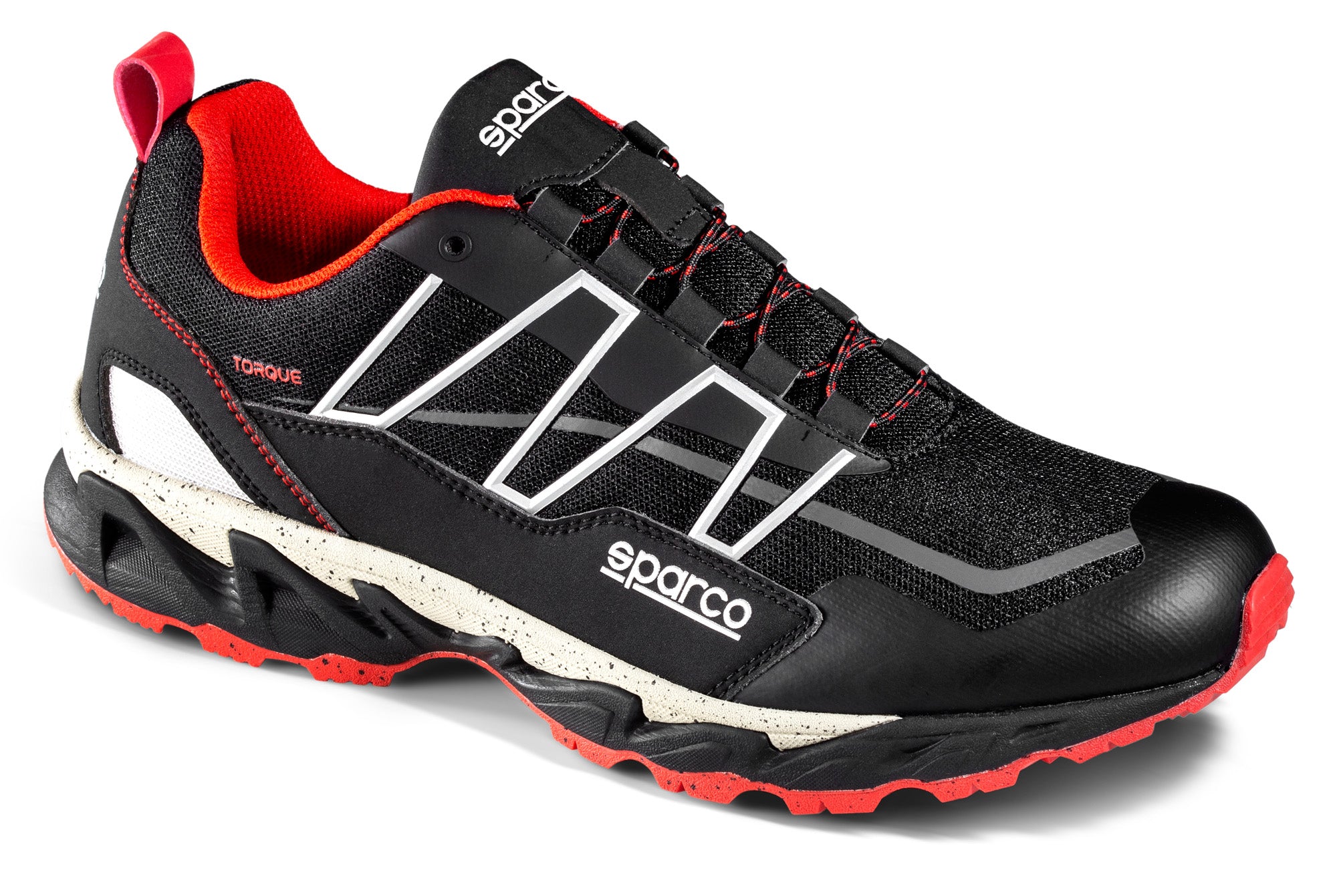 SPARCO 00128947NRRS TORQUE Mechanic shoes, black/red, size 47 Photo-2 