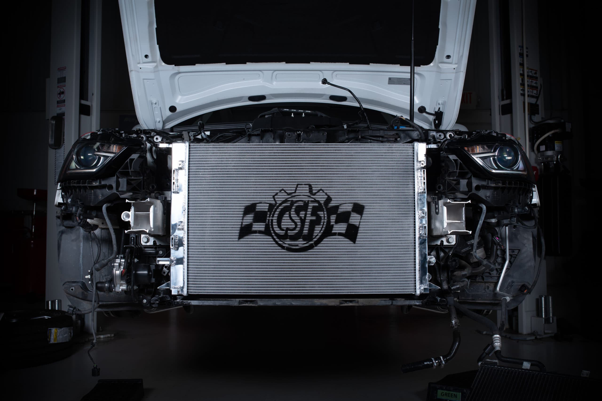 CSF 7091 High-Performance 2-Row Radiator AUDI (B8) S4/S5 / PORSCHE Macan S & GTS Photo-4 