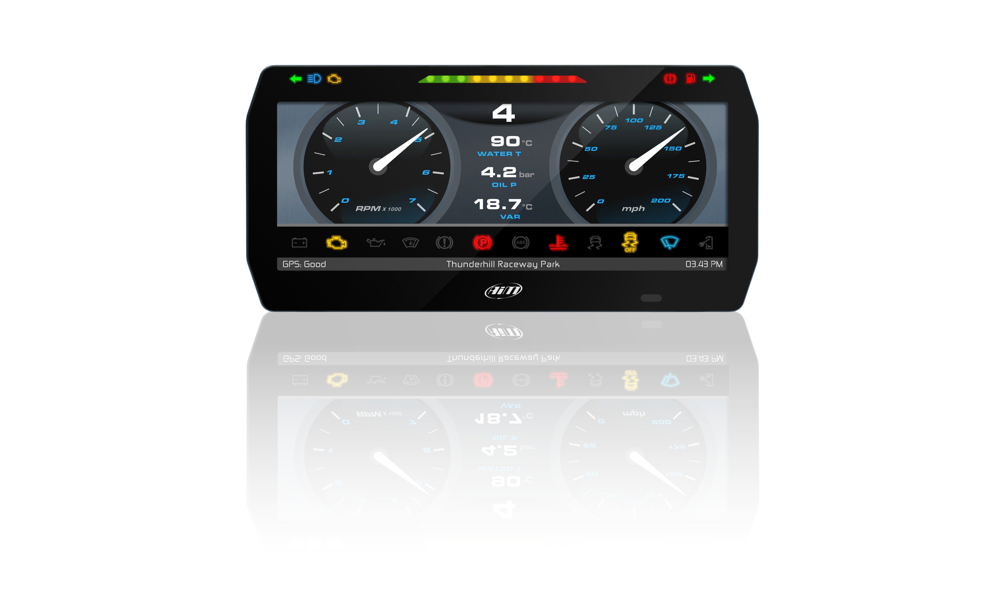 AIM XC1PDM08D10G130C2NI PDM08 D 10" No Icons GPS 130 Photo-1 