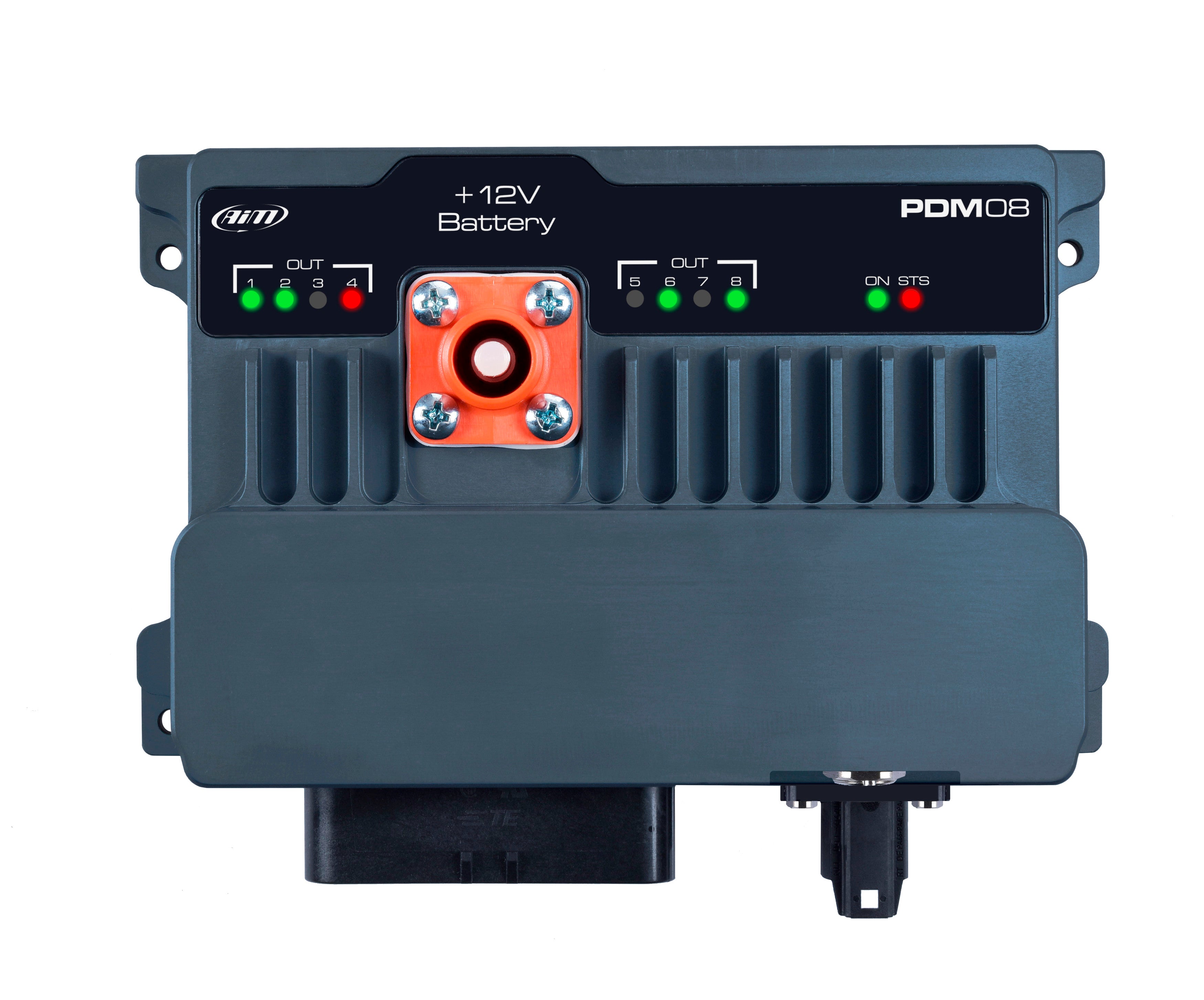 AIM XC1PDM0801G130 PDM08 with display connector + GPS 130 CM Photo-0 