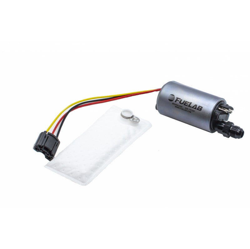 FUELAB 49601 In-Tank Brushless Fuel Pump (350 LPH @ 3 BAR, 8.6 BAR max) with -6AN Outlet Photo-0 