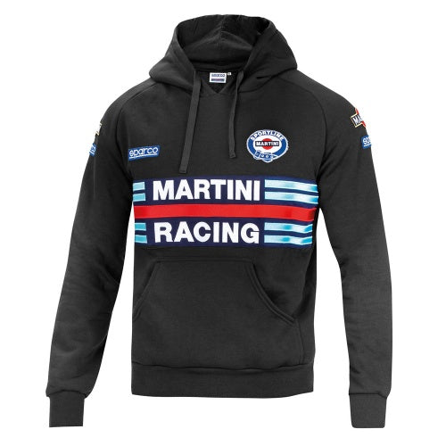 SPARCO 01279MRNR0XS HOODIE MARTINI RACING, black, size XS Photo-0 