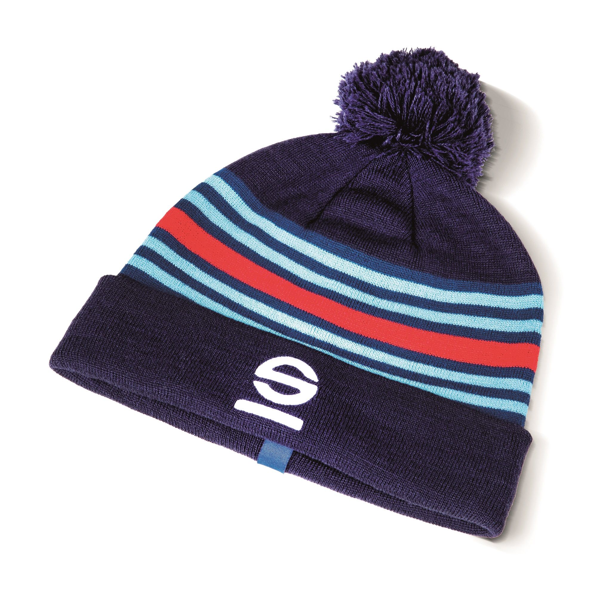 SPARCO 017022BM BEANIE STRIPES DESIGN, navy blue, kids Photo-0 