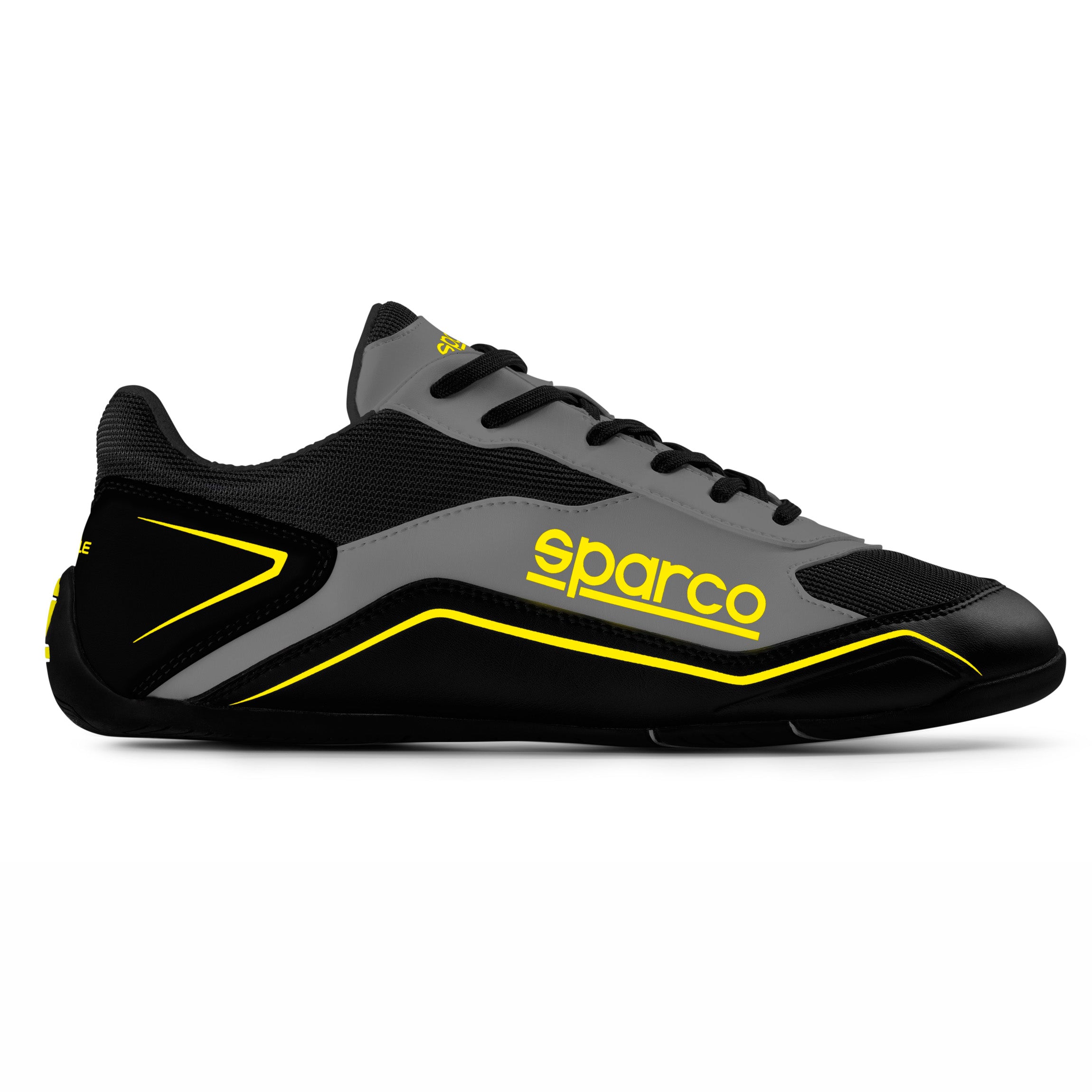 SPARCO 00128846NGRG SNEAKERS S-POLE Shoes, black/grey/yellow, size 46 Photo-0 