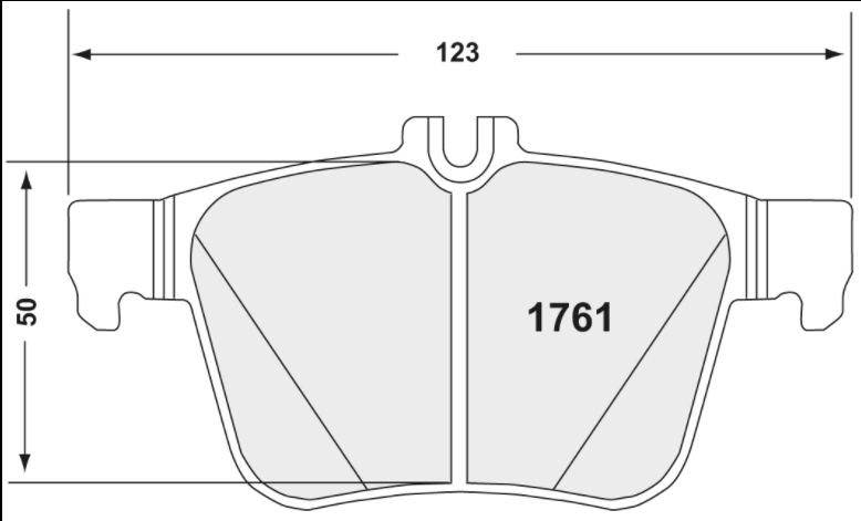 PFC 1761.10 Rear brake pads Z-RATED VW Golf 7 GTi/R / SKODA Octavia RS Photo-0 