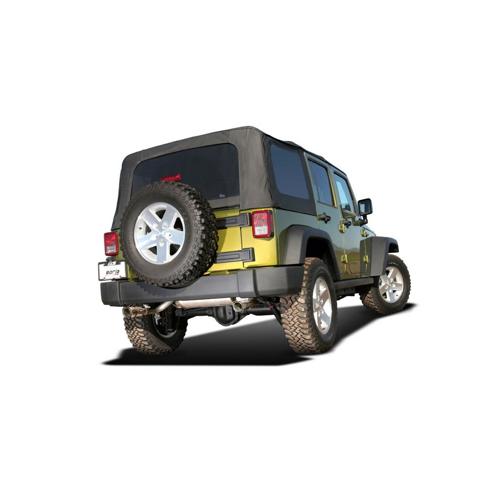 BORLA 11755 Rear Section WRANGLER JK 2-door and 4-door 2007-2011 Photo-1 