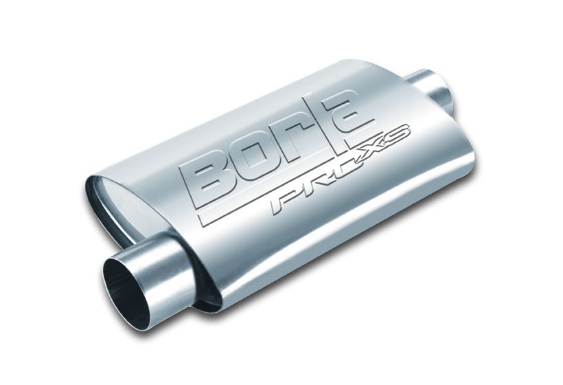 BORLA 40658 ProXS™ Muffler Center / Offset Oval 2,25" in / out, 14" x 4.25" x 7.88" Photo-0 