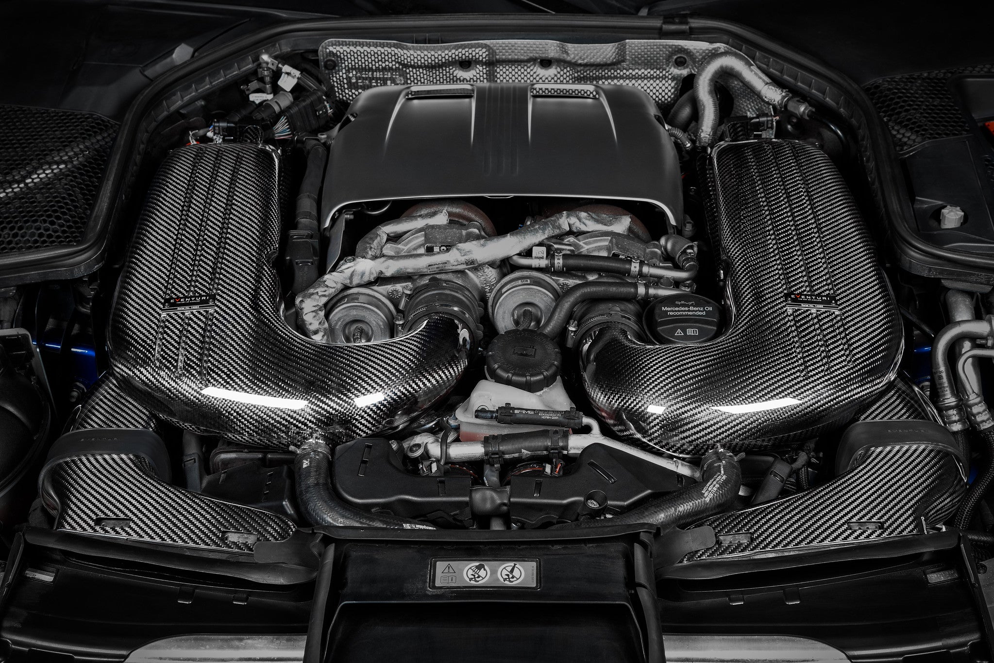 EVENTURI EVE-C63S-CF-INT Intake system MERCEDES-Benz AMG W205 C63S (carbon fiber) Photo-2 