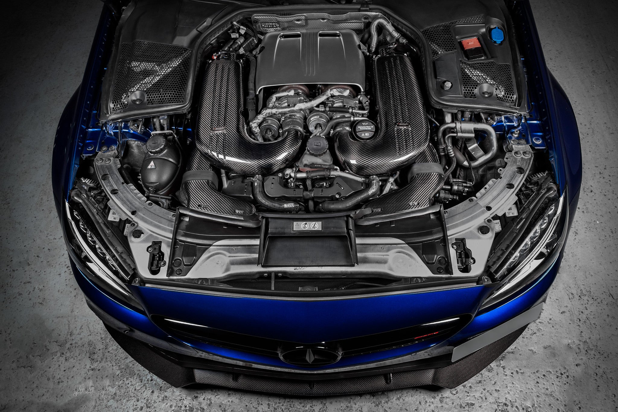 EVENTURI EVE-C63S-CF-INT Intake system MERCEDES-Benz AMG W205 C63S (carbon fiber) Photo-3 