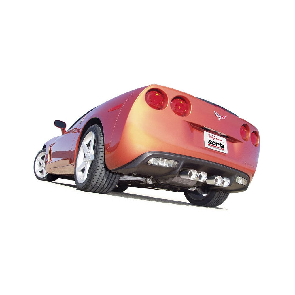 BORLA 11815 Rear Section C6 CORVETTE 2005-2008 S-Type II Photo-1 