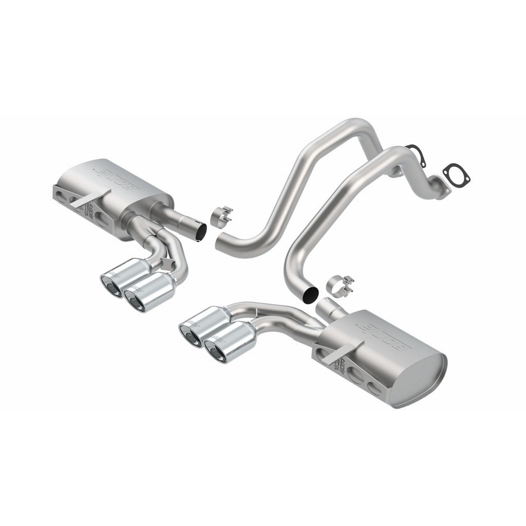 BORLA 140426 Cat Back Exhaust System CORV C5 / ZO6 97-04 "TOURING" Photo-0 