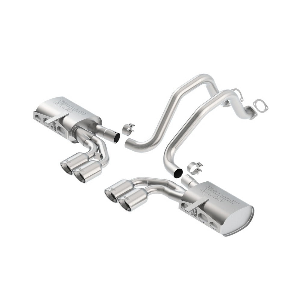 BORLA 140427 Cat Back Exhaust System CORV C5 / ZO6 97-04 "S-TYPE" Photo-0 