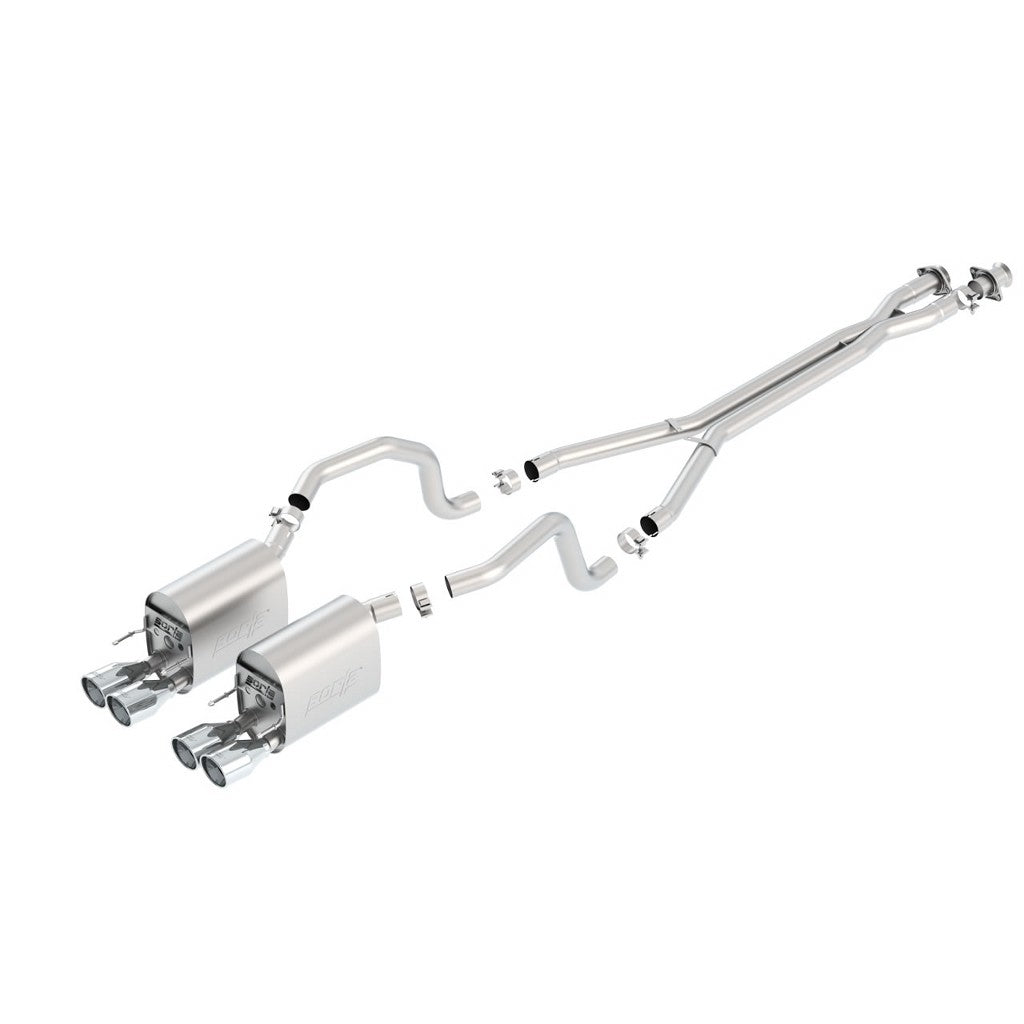 BORLA 140440 Cat Back Exhaust System CORV C6 09-11 6.2L "S-TYPE" Photo-0 