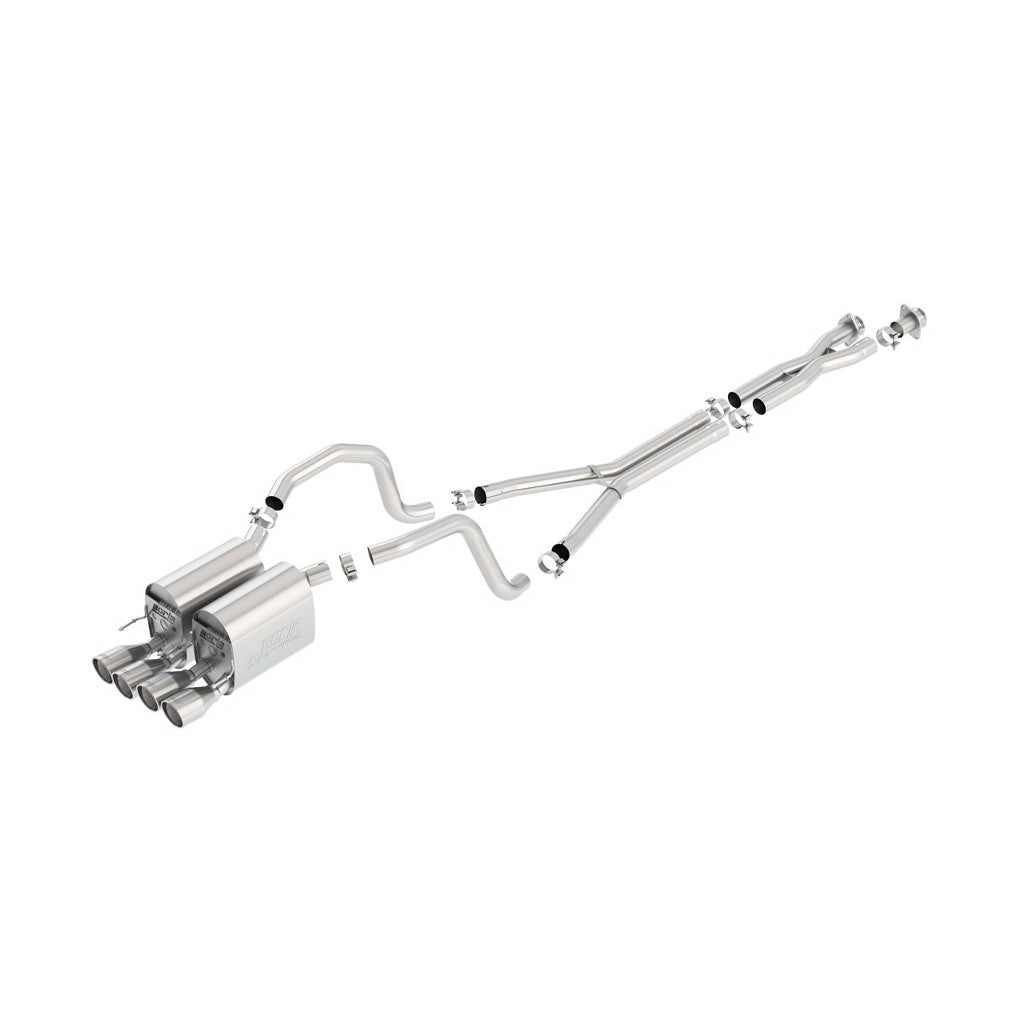 BORLA 140452 Cat Back Exhaust System CORV C6 05- 08 "S-TYPE" Photo-0 