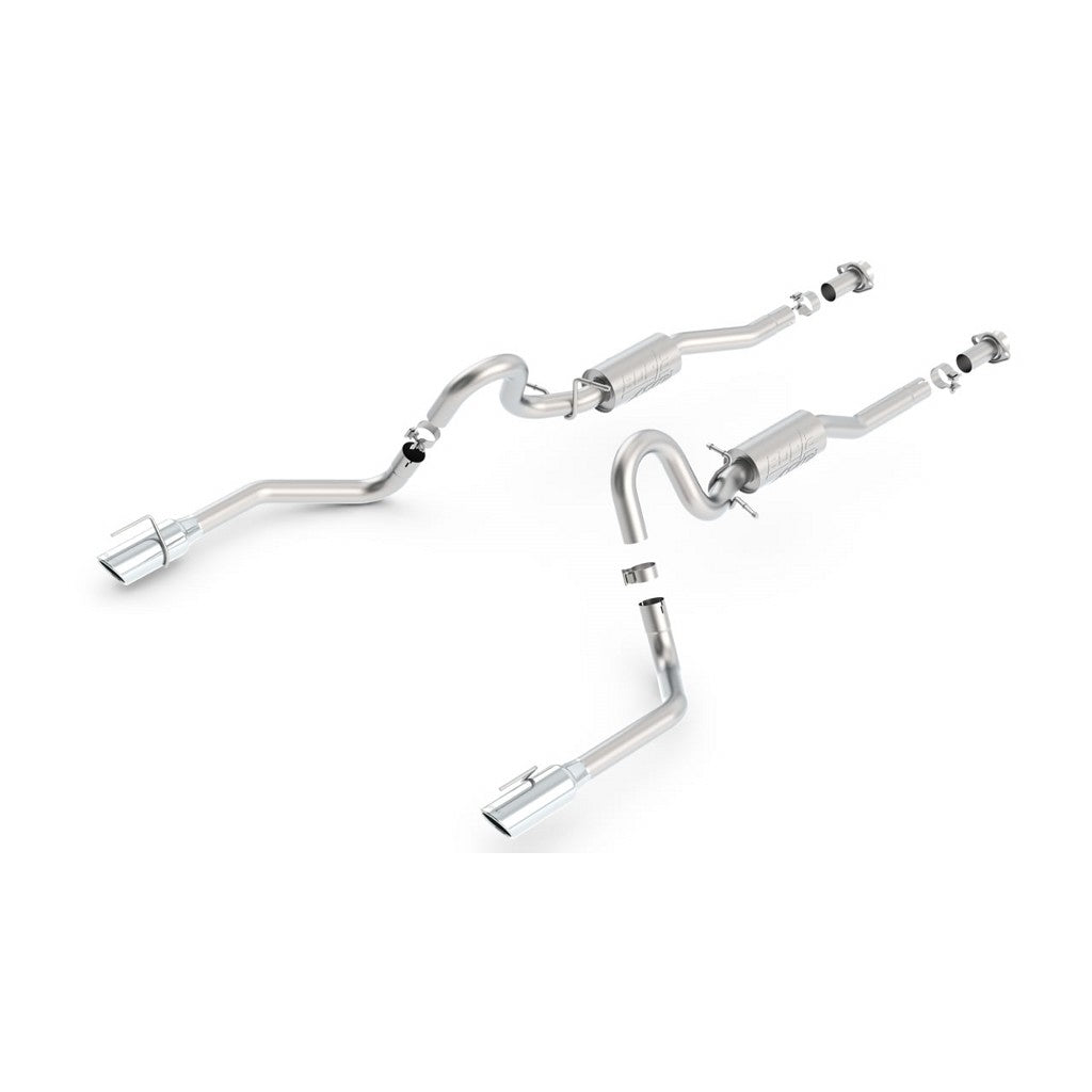 BORLA 140458 Cat Back Exhaust System MUST GT 99-04 4.6L V8 AT / MT Photo-0 