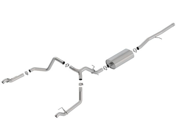 BORLA 140767 Exhaust system TOURING for SILV. / SIERRA 1500 2019 5.3L (NO TIPS) Photo-0 