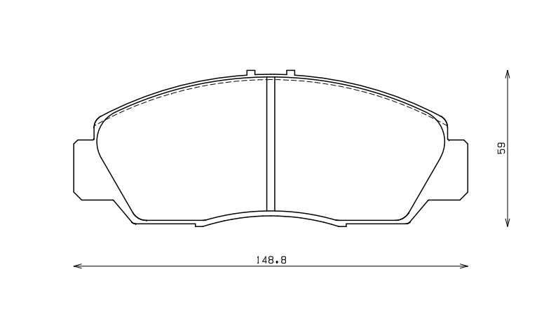 ENDLESS EP392SSY Front brake pads HONDA CIVIC FD1/FD2/ACCORD CL8 Photo-0 