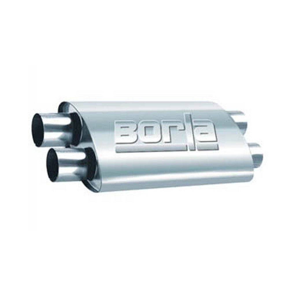 BORLA 400286 ProXS™ Muffler, Dual / Dual, Oval, 2.5" 19" x 4" x 9.5" Photo-0 