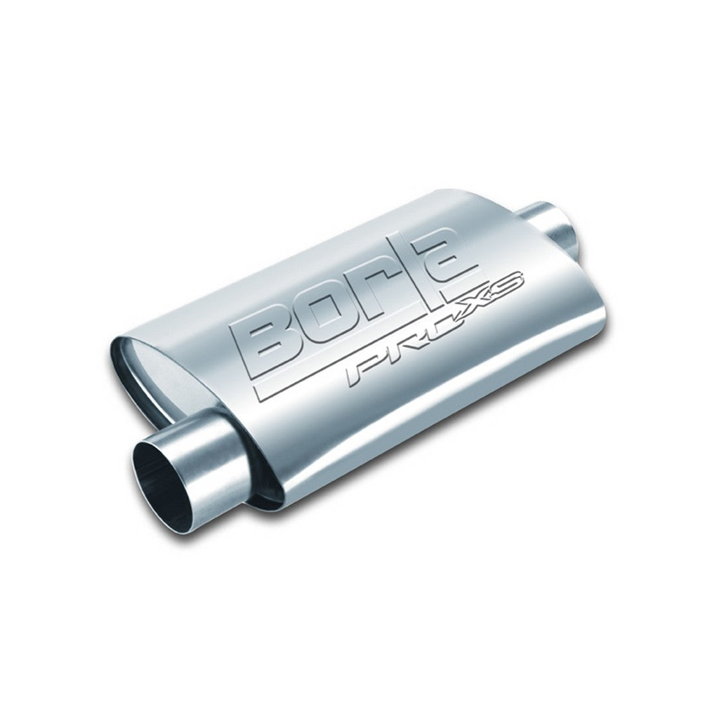BORLA 40664 ProXS™ Muffler Center / Offset Oval 2,25" in / out, 19" x 4" x 9.5" Photo-0 