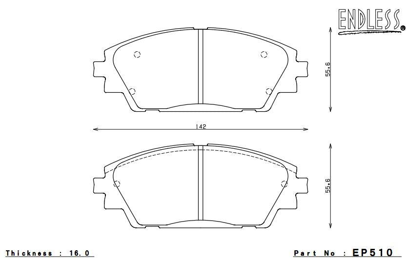 ENDLESS EP510SSY Brake Pads Photo-0 
