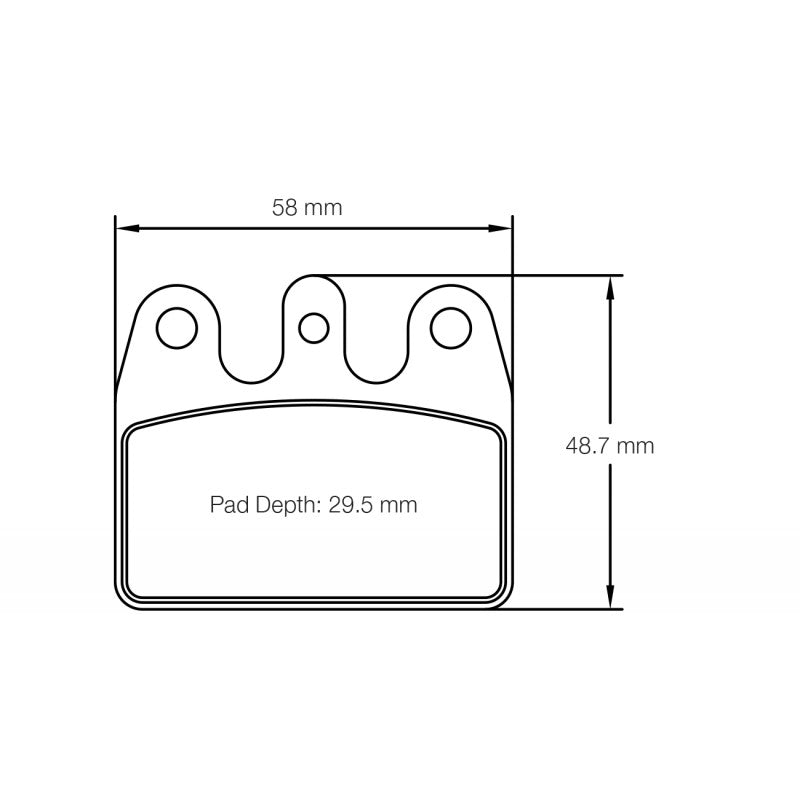 PAGID 5100-K1 Brake Pads (rear) for MARANELLO DD2/KZ shifter V11/KZ V09 Photo-0 