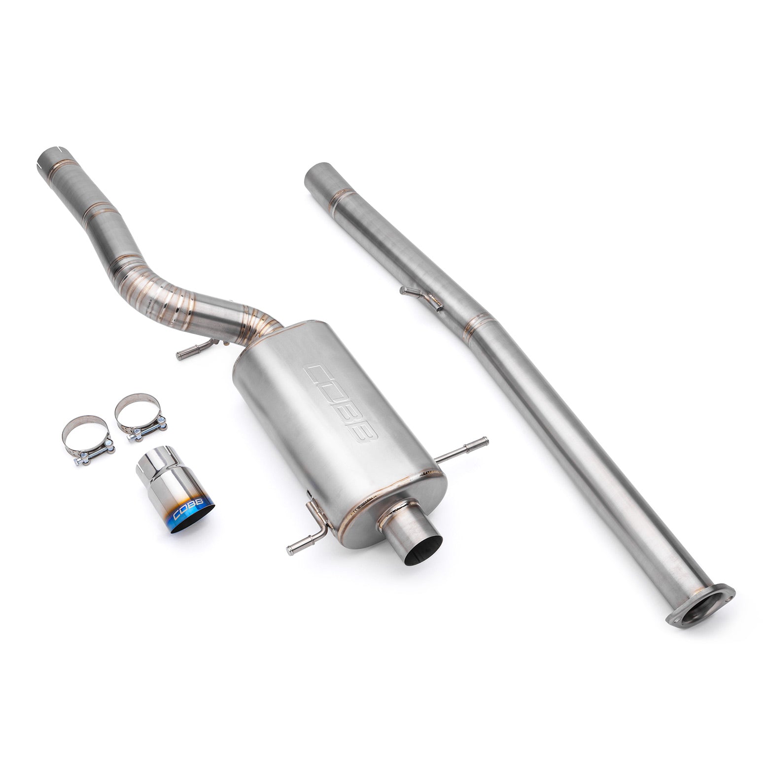 COBB 512140 SUBARU Titanium Cat-back Exhaust WRX 2002-2007, STI 2004-2007 Photo-0 