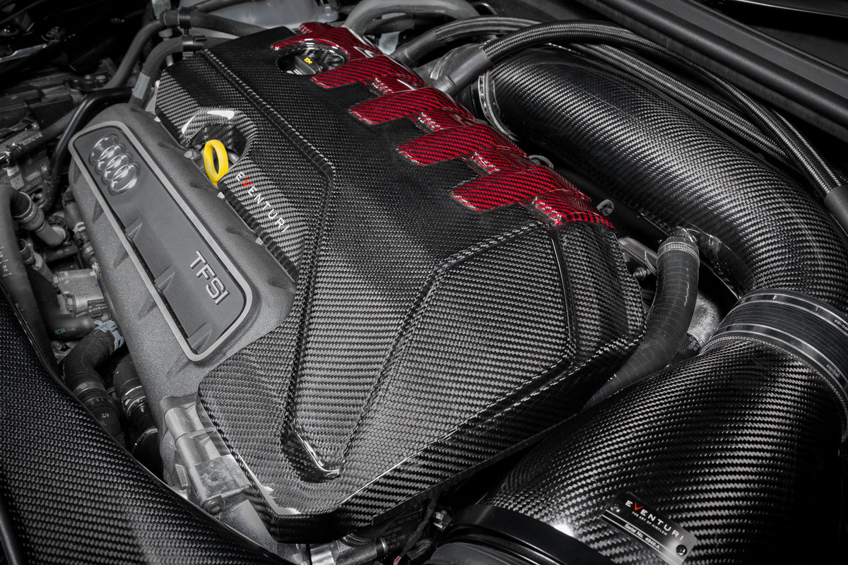 EVENTURI EVE-ST38V8S-CF-ENG Engine Cover (Carbon) for AUDI RS3 (8Y) / TTRS (8S) Photo-4 