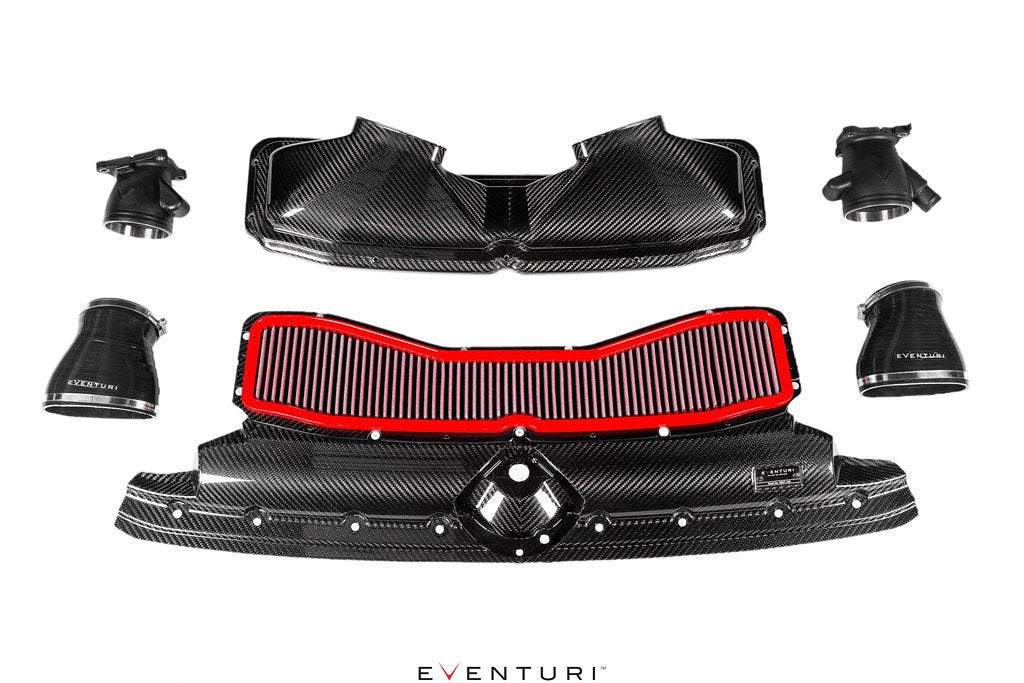 EVENTURI EVE-C8RS6-CFM-INT Black Carbon intake Matte AUDI C8 RS6 RS7 Photo-2 