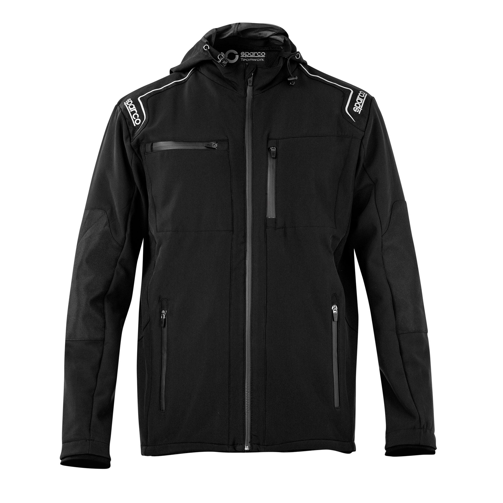 SPARCO 02404NR6XXX SEATTLE softshell jacket, black, size XXXL Photo-0 