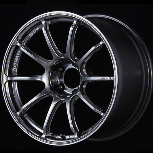 ADVAN YA39I45EHBR Wheel V4311 RSIII 19X9.0 ET45 5-114.3 RACING HYPER BLACK & RING Photo-0 