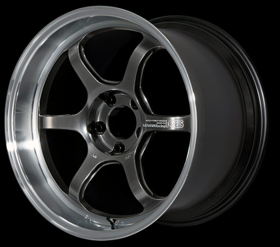 ADVAN YA60L34WHB Wheel V3684 R6 20X10.5 ET34 5-120 MACHINING & RACING HYPER BLACK Photo-0 