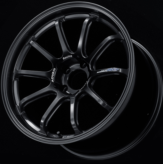 ADVAN YAS9I25WTB Wheel V2700 RS-DF PRO 19X9.0 ET25 5-120 RACING TITANIUM BLACK Photo-0 