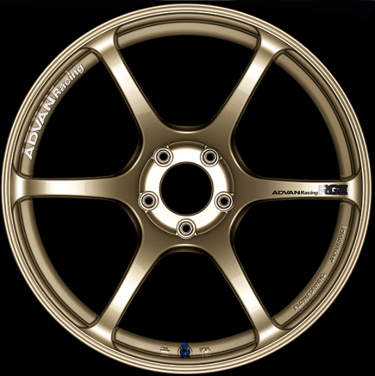 ADVAN YAR8G45EZ Wheel V1066 RGIII 18X8.0 ET45 5-114.3 RACING GOLD METALLIC Photo-0 