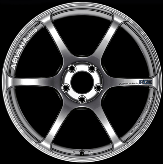 ADVAN YAR7E42AHB Wheel V1017 RGIII 17X7.0 ET42 4-100 RACING HYPER BLACK Photo-0 