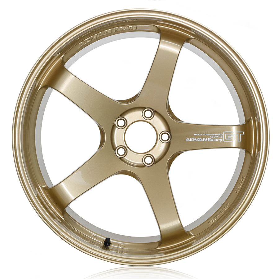 ADVAN YAQ9L45PBZP Wheel V4784 GT PV 19X10.5 ET45 5-130 RACING BRASS GOLD Photo-1 