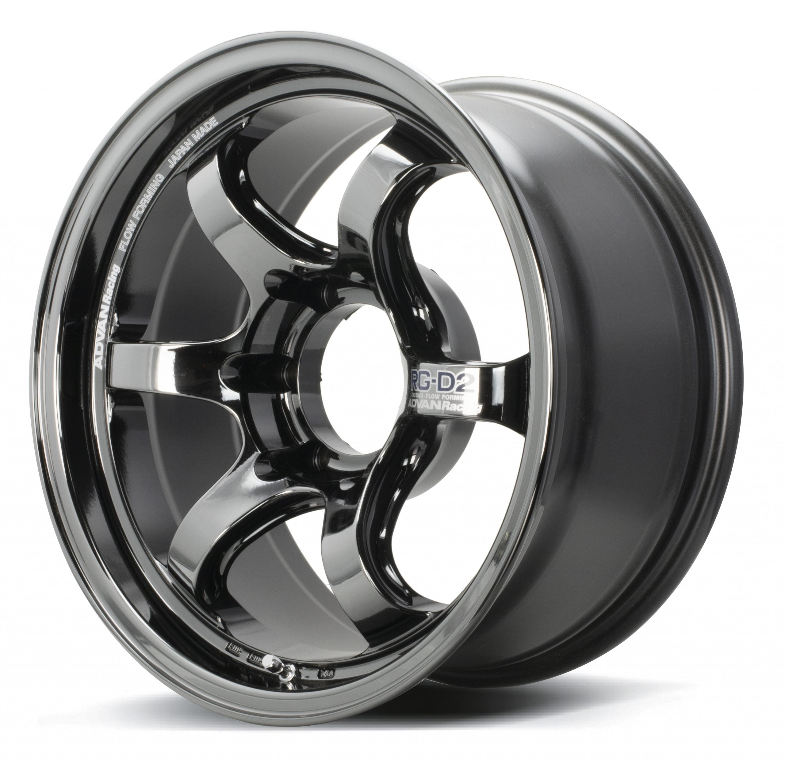 ADVAN YAT7H-10KMHB Wheel V3951 RG-D2 for TRUCK 17X8.5 -10 6-139.7 MACHINING & RACING HYPER BLACK Photo-0 