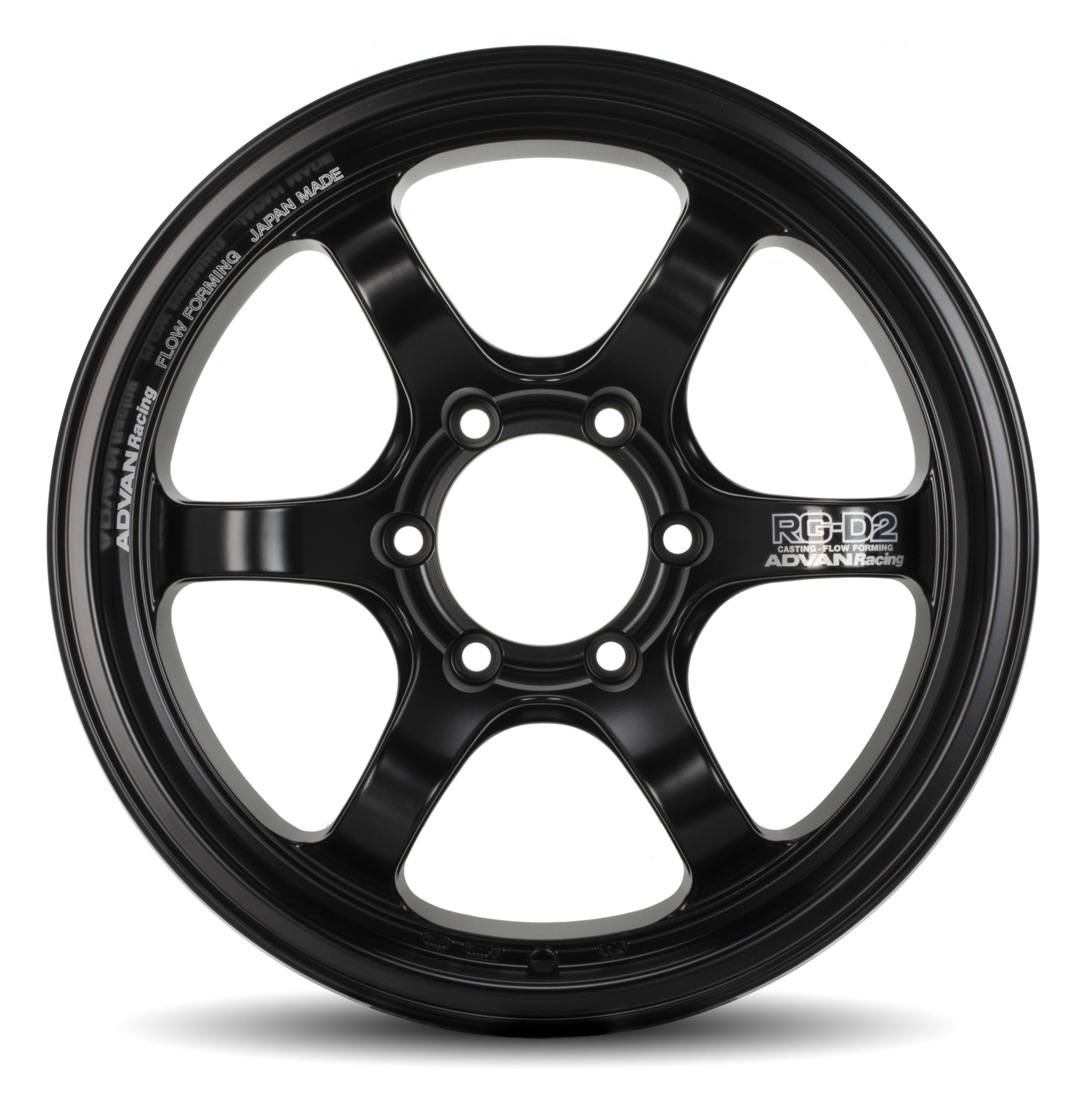 ADVAN YAT7H-10KSB Wheel V3946 RG-D2 for TRUCK 17X8.5 -10 6-139.7 SEMI GLOSS BLACK Photo-0 