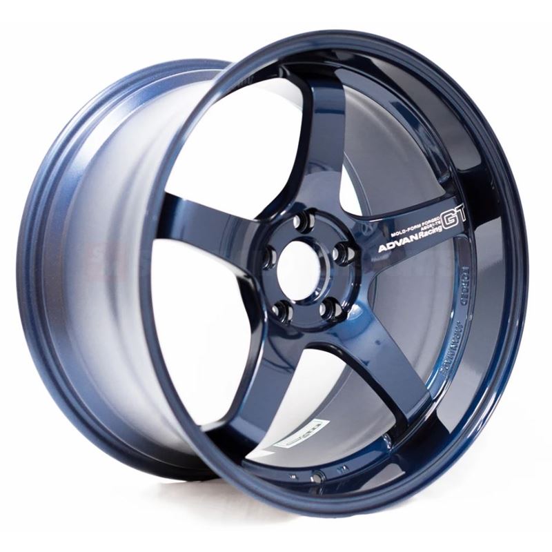 ADVAN YAQB9M35MD Wheel GT BEYOND 19X11.0 ET35 5-112 RACING TITANIUM BLUE Photo-0 