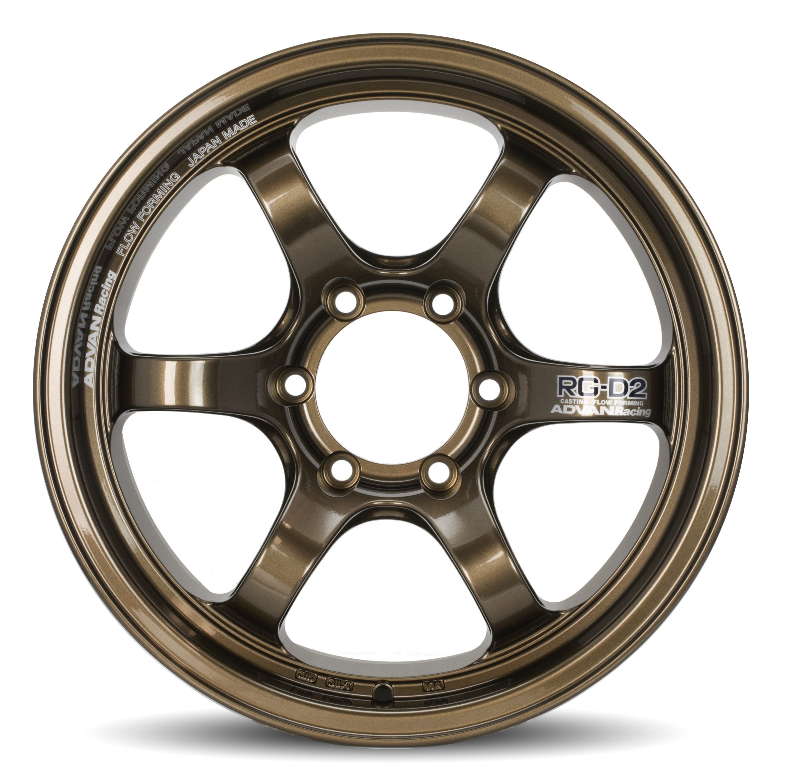 ADVAN YAT7H-10KZ Wheel V4887 RG-D2 for TRUCK 17X8.5 -10 6-139.7 RACING GOLD METALLIC Photo-0 