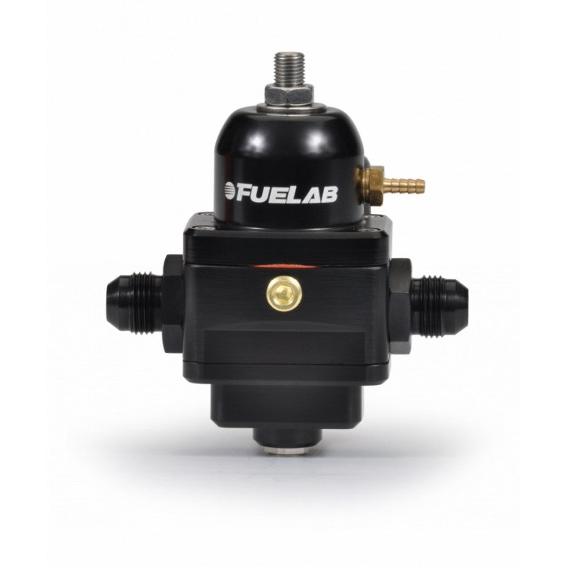 FUELAB 52902-1 Electronic Fuel Pressure Regulator EFI (25-90 psi, 8AN-In, 8AN-Out) Black Photo-0 