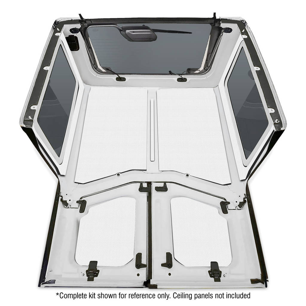 DEI 050270 Sound Deadening Side Window Kit JL Sound Deadening Side Window Kit- 2019-UP 2 Dr White Photo-1 