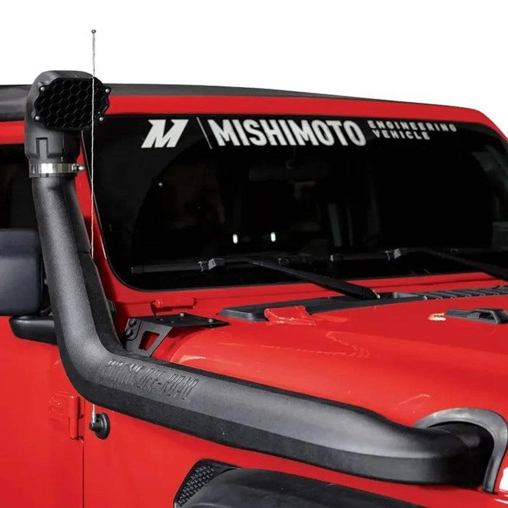 MISHIMOTO MMAI-JL-18N 18+ JEEP Wrangler JL / 20+ Gladiator JT Snorkel Kit, Black Photo-6 