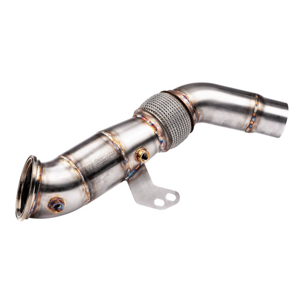 AMS AMS.38.05.0001-2 Downpipe with EPA-verified Ultra High Flow GESI Catalytic Converter for TOYOTA GR Supra B58 3.0L Turbo Engine (USDM models only) Photo-0 