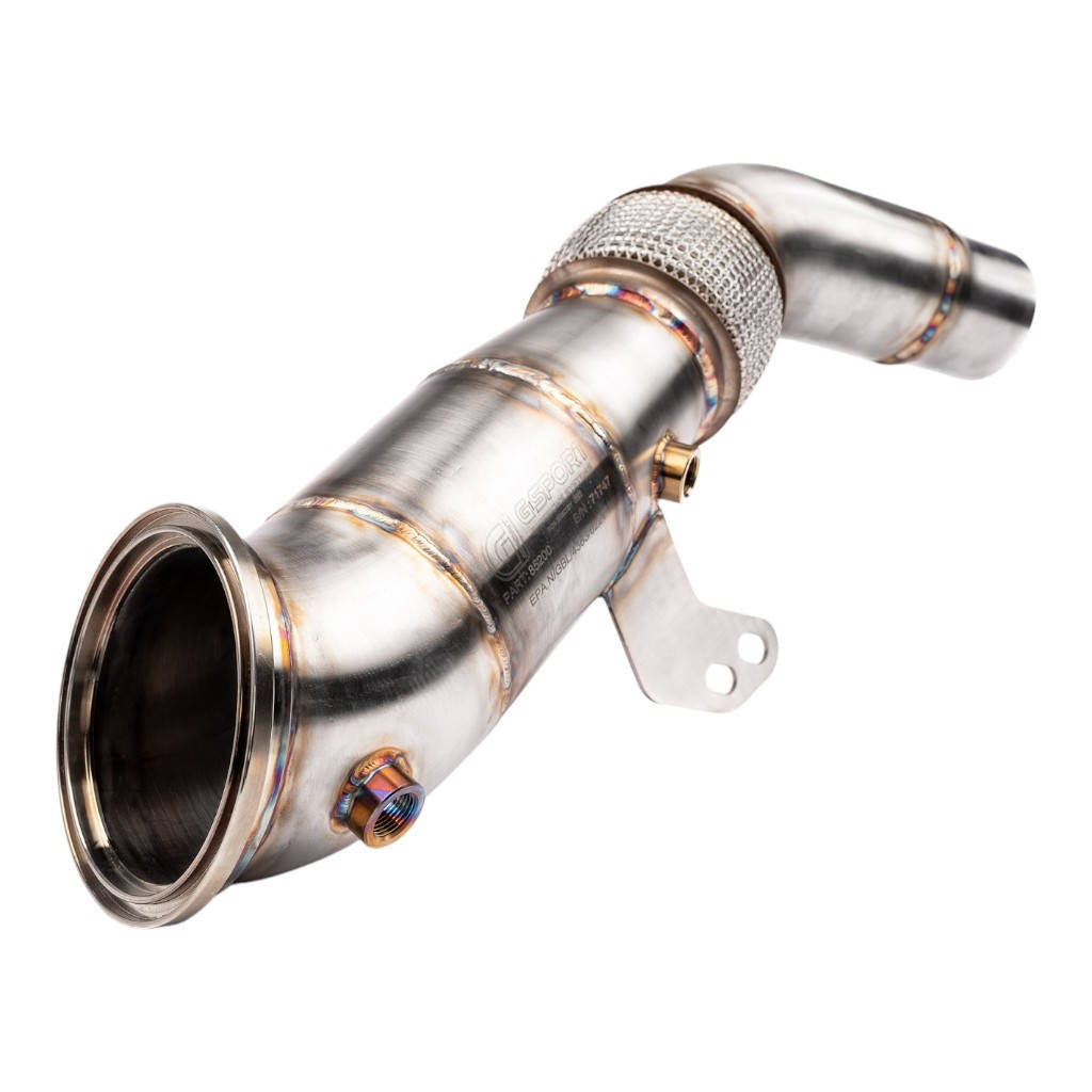 AMS AMS.38.05.0001-2 Downpipe with EPA-verified Ultra High Flow GESI Catalytic Converter for TOYOTA GR Supra B58 3.0L Turbo Engine (USDM models only) Photo-2 