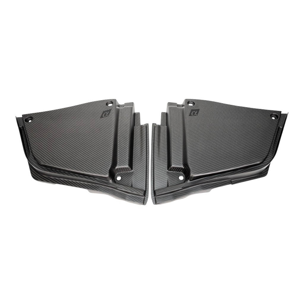 AMS ALP.28.06.0003-1 Brake Fluid Reservoir and Battery Cover Set (Matte Carbon ) for INFINITI Q50 / Q60 Photo-0 