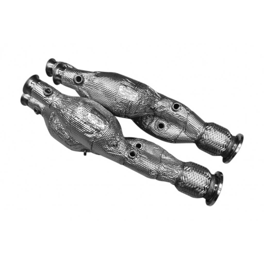 TUBI STYLE TSLAAVEC18.303.A LAMBORGHINI AVENTADOR SVJ 300 CELLS CATALYTIC CONVERTERS KIT Photo-0 