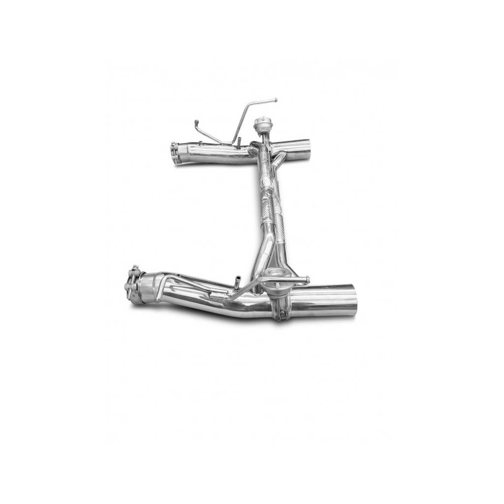 TUBI STYLE TSFEF8TC19.000.AV Muffers Kit with Valve for FERRARI F8 Tributo 2019-2023 / F8 SPIDER 2020-2023 Photo-2 