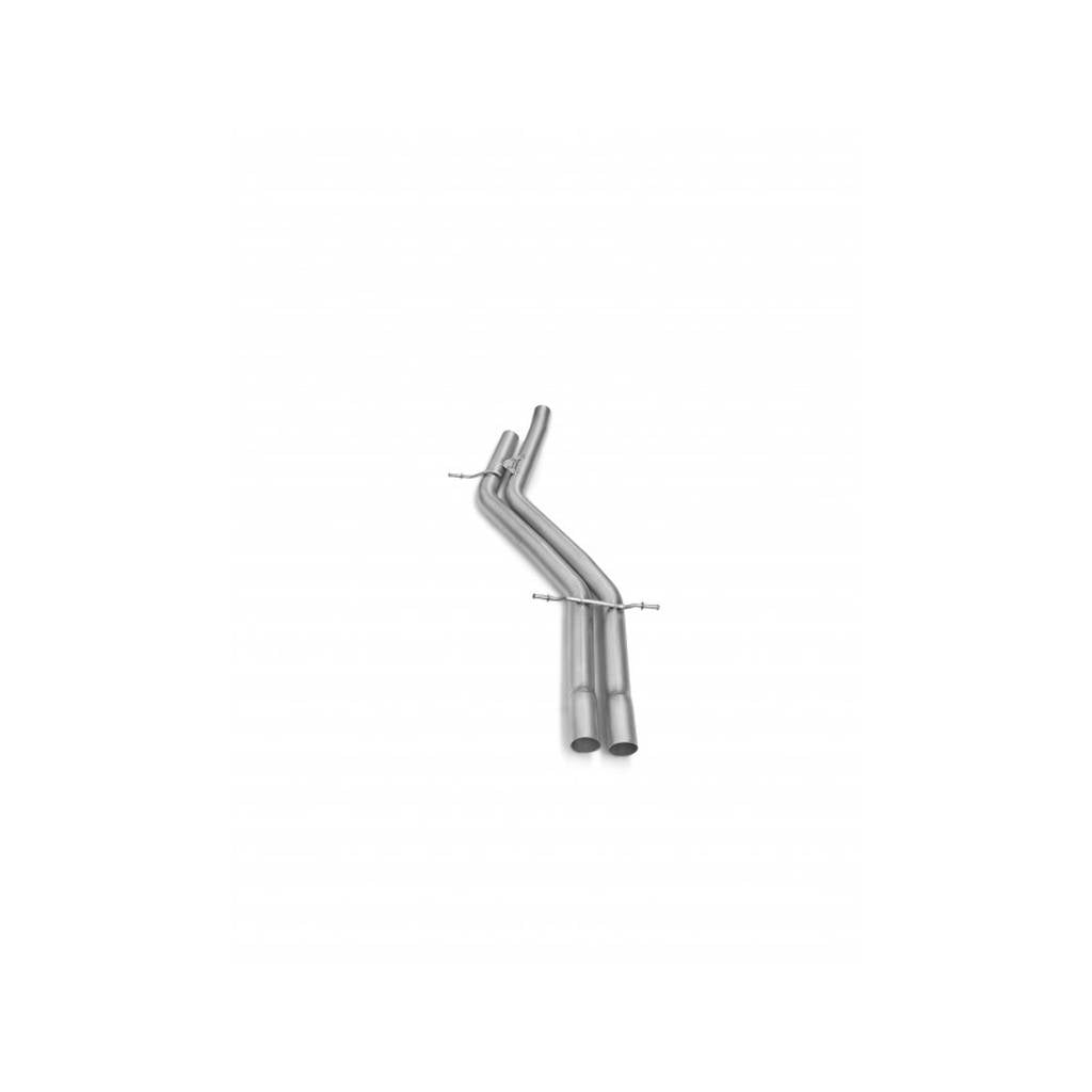 TUBI STYLE TSPOCAYS18.030.A Central Exhaust Pipes for PORSCHE Cayenne / Cayenne S / Cayenne E-Hybrid (with GPF) Photo-4 