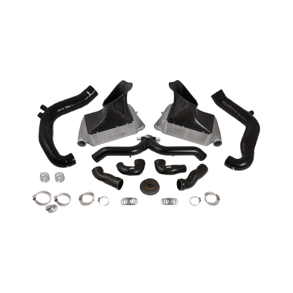 DO88 BIG-130SV-169 BigPack Porsche 997.2 Turbo Black Pipe, with inlets Photo-0 